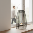 Trento Black Finish Large Lantern