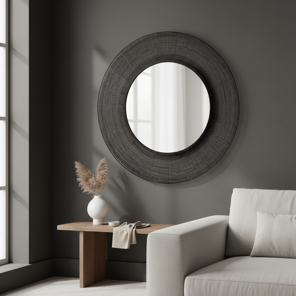 Trento Circular Wall Mirror