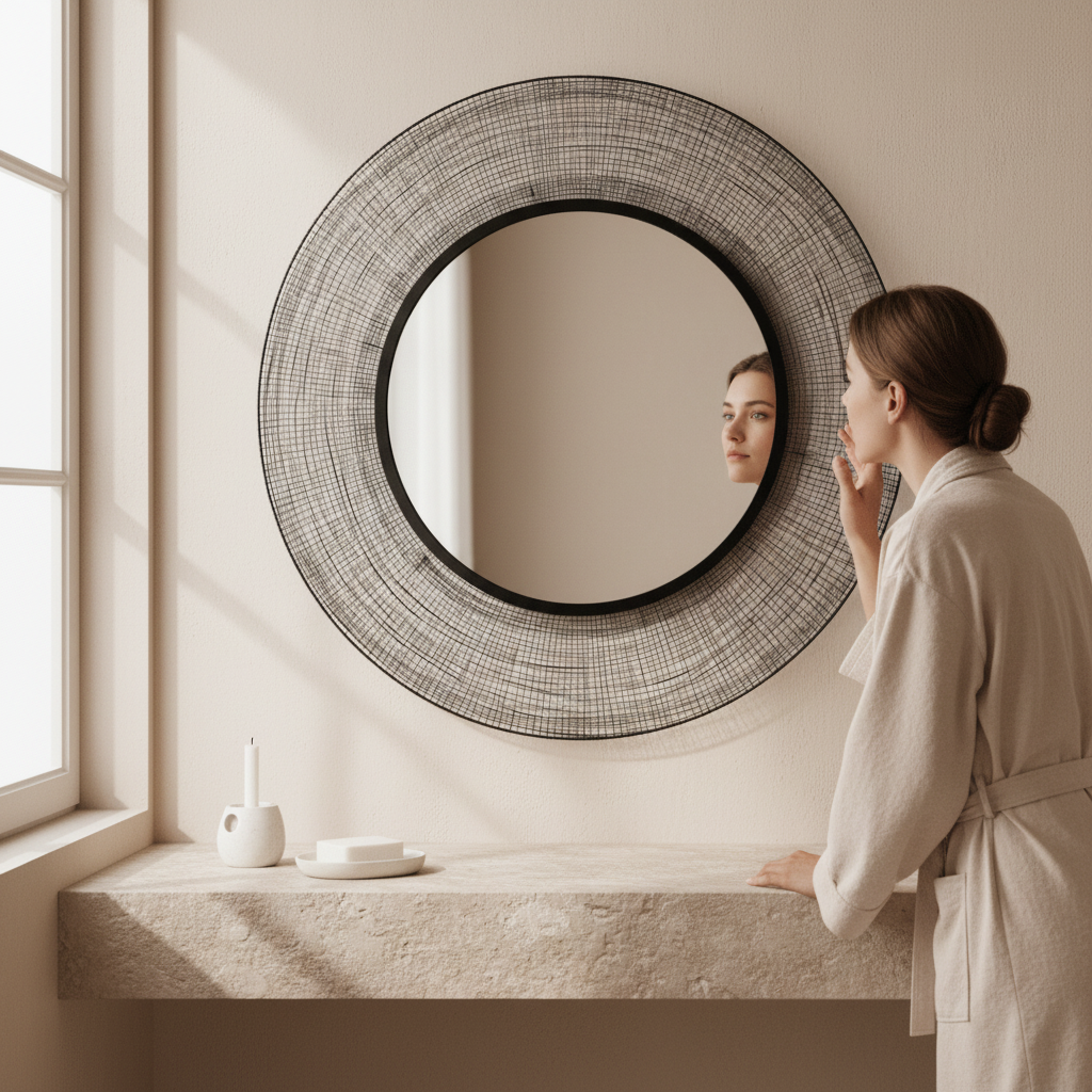 Trento Circular Wall Mirror