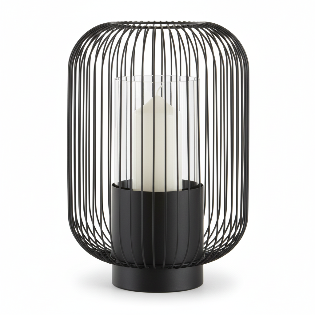 Trento Large Black Lantern