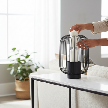 Trento Large Black Lantern