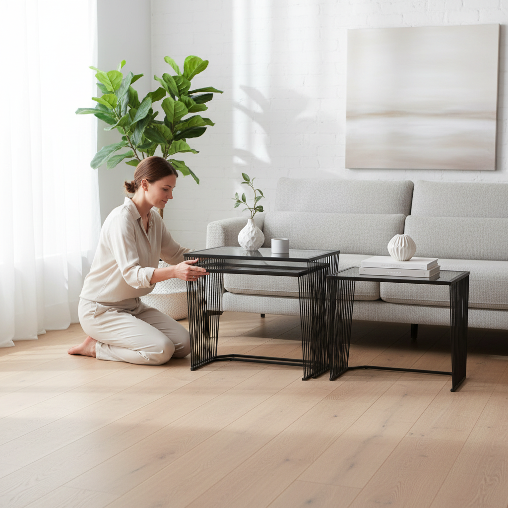 Trento Set Of 3 Side Tables