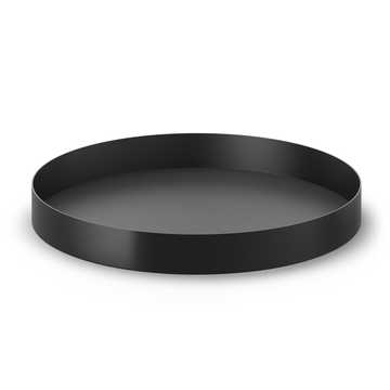 Trevo Black Stainless Steel Serving Tray 30cm