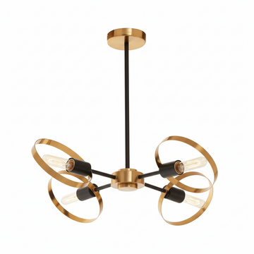 Trieste Four Bulb Ring Pendant Light
