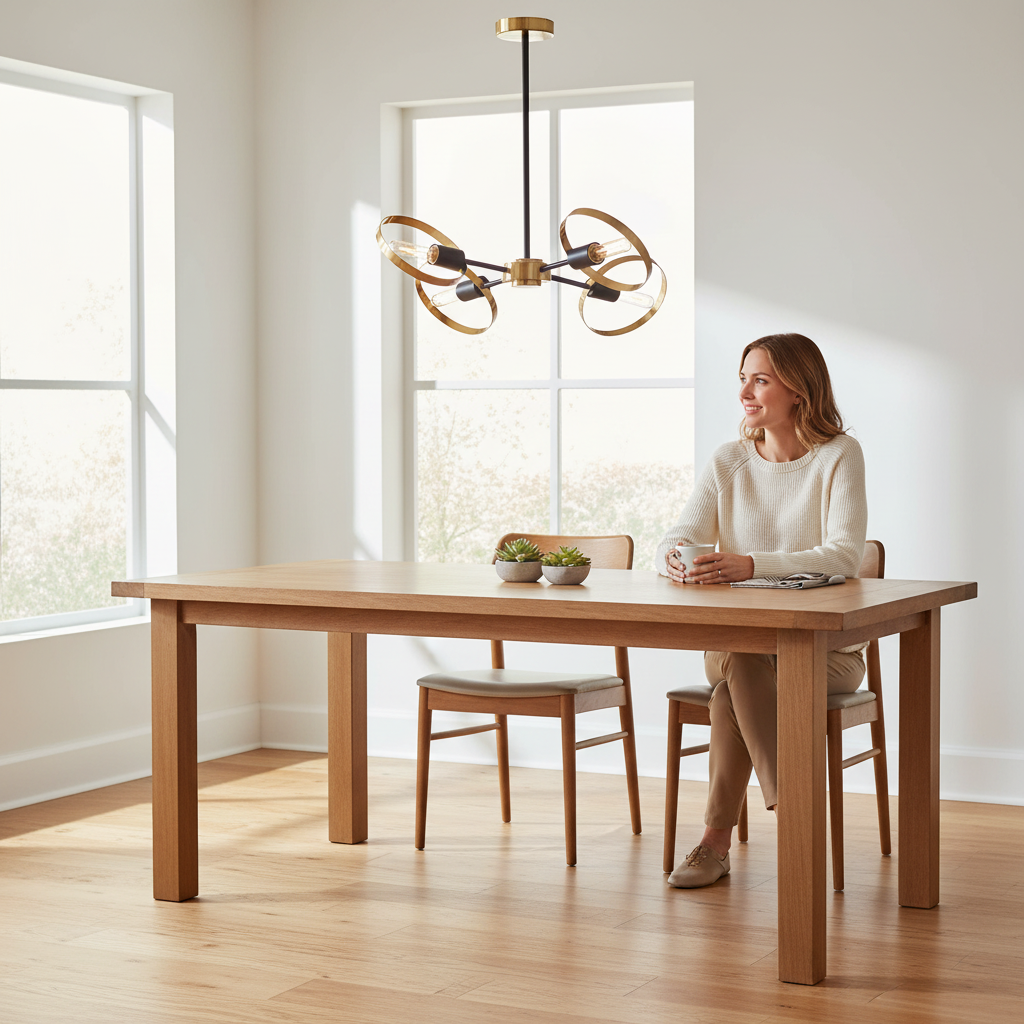 Trieste Four Bulb Ring Pendant Light