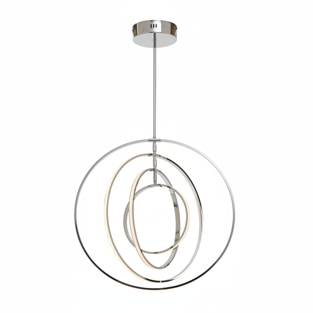 Trieste Four Ring Pendant Light