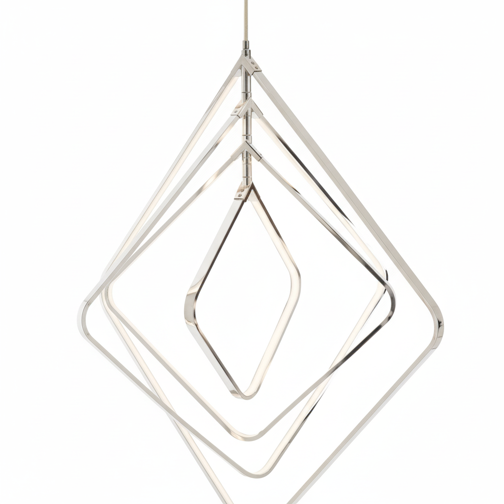 Trieste Large Angular Pendant Light