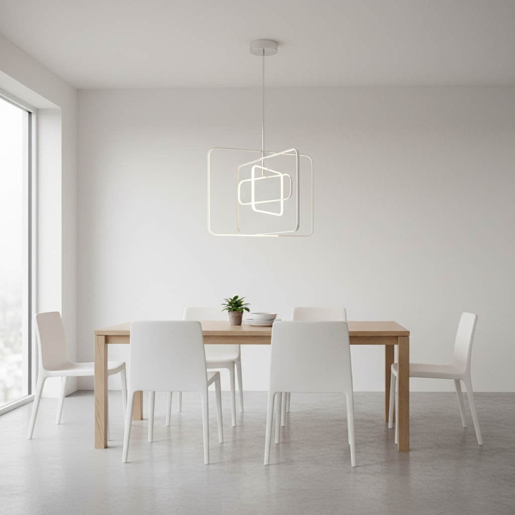 Trieste Large Rectangular Pendant Light