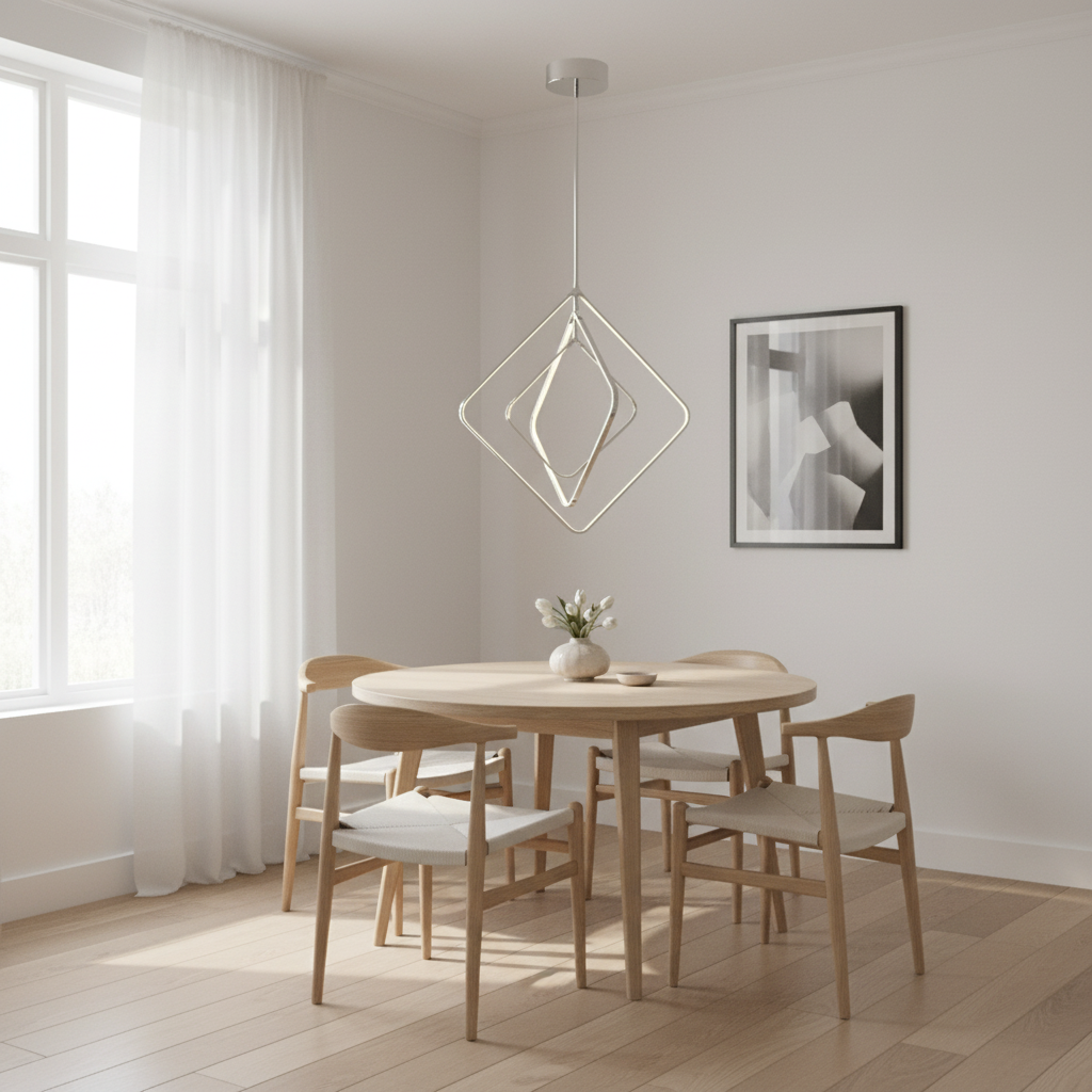 Trieste Small Angular Pendant Light