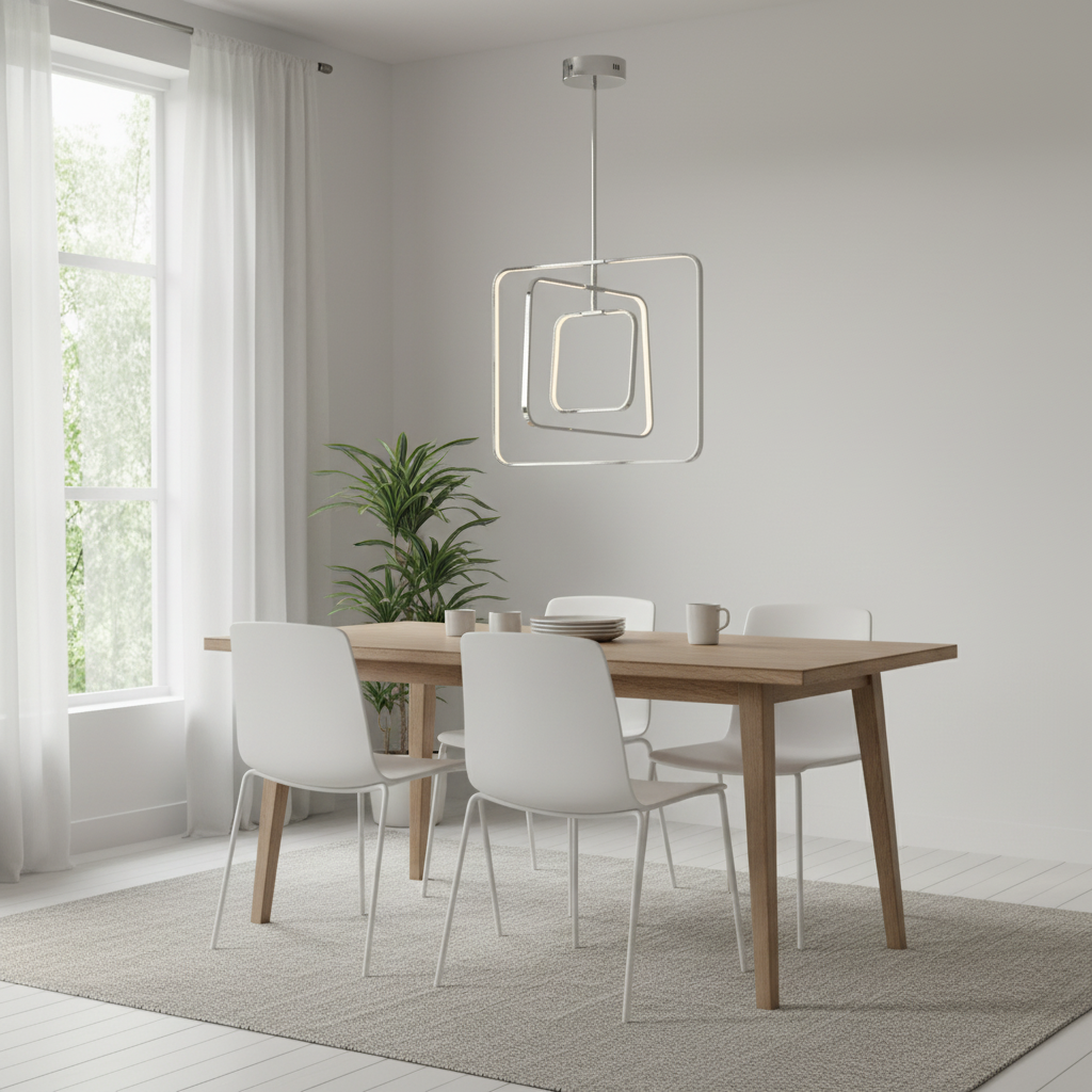 Trieste Small Rectangular Pendant Light