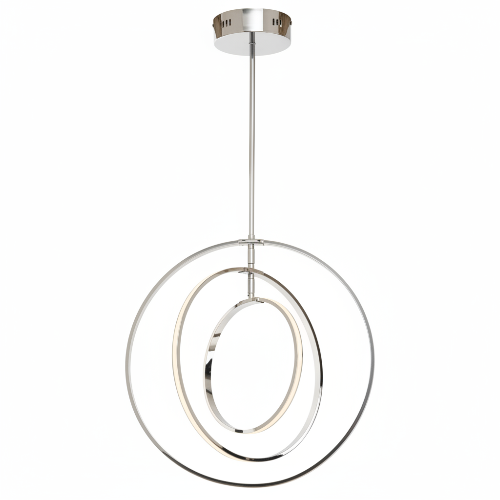 Trieste Three Ring Pendant Light