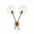 Trieste Two Bulb Ring Wall Light