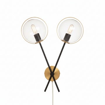 Trieste Two Bulb Ring Wall Light