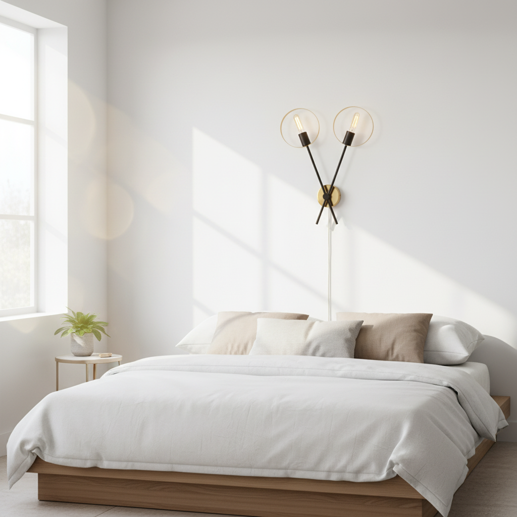 Trieste Two Bulb Ring Wall Light