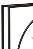 Trinity Black Finish Wall Clock