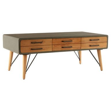 Trinity Coffee Table With Six Drawers