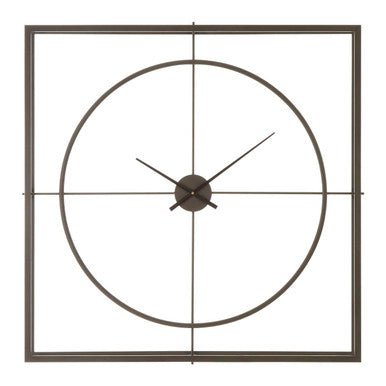 Trinity Rust Finish Wall Clock