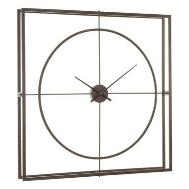 Trinity Rust Finish Wall Clock