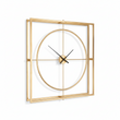 Trinity Gold Finish Metal Wall Clock