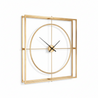 Trinity Gold Finish Metal Wall Clock
