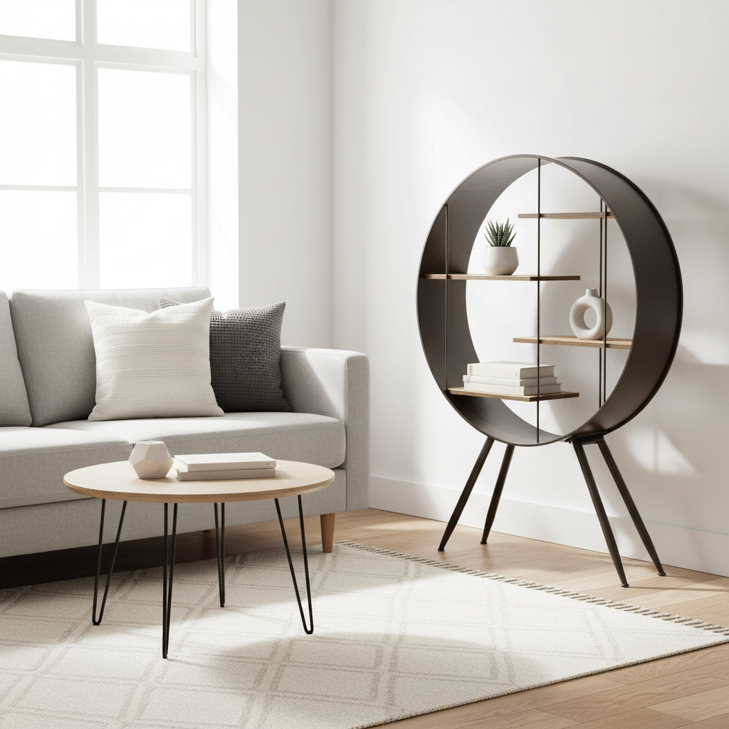 Trinity Round Shelf Unit