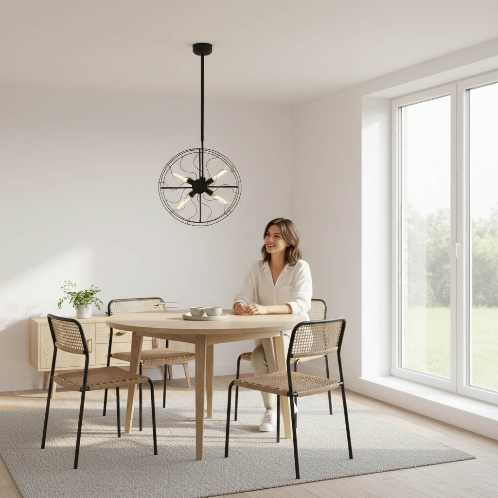 Trissoni Vintage Fan Design Ceiling Light