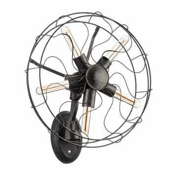 Trissoni Vintage Fan Design Wall Light