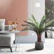 Tropical artificial palm tree, large palm branch, palm leaf, potted plant, family living room, office, hotel decoration