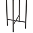 Trosa Small White And Black Floor Standing Planter