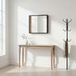 Trosa Medium Black Wall Mirror With Gold Edge