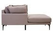 Troyes Grey Three Seat Left Chaise Sofa