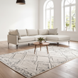 Troyes Cream Three Seat Right Chaise Sofa