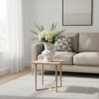 Tundra White and black Large Vase