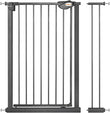 UBRAVOO Baby Gate for Doors and Stairs, Height 100 cm, Safety Pet Gate, Automatic Closure, Triple Locking