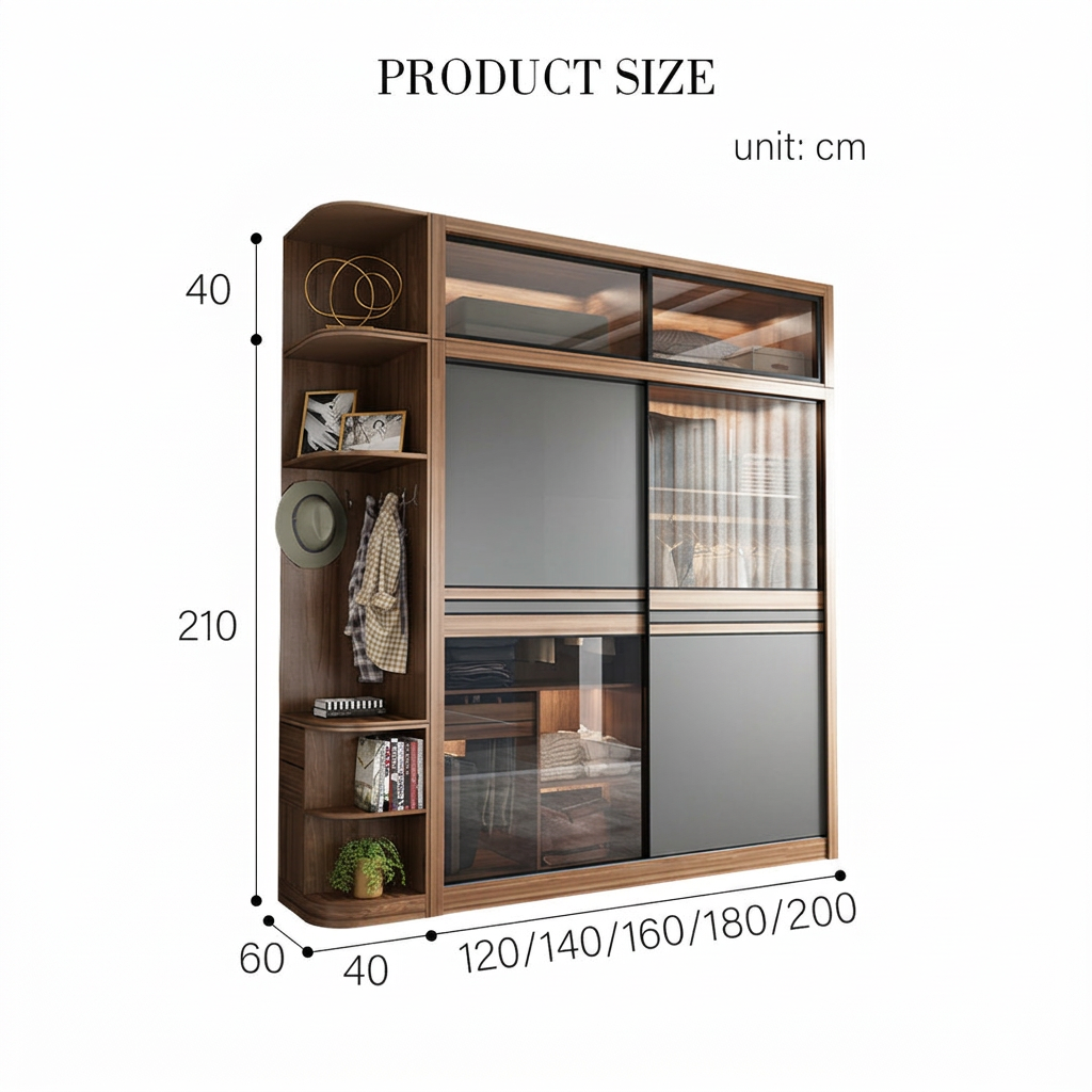 Ueda wardrobe, square adaptation