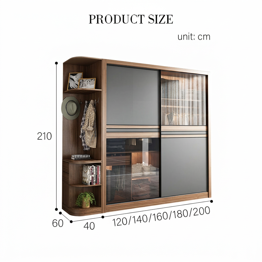 Ueda wardrobe, square adaptation