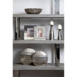 Ulmus Grey Elm Wood 4 Tier Bookshelf