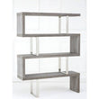 Ulmus Grey Elm Wood 4 Tier Bookshelf