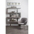 Ulmus Grey Elm Wood 4 Tier Bookshelf