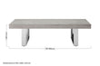 Ulmus Grey Elm Wood Coffee Table