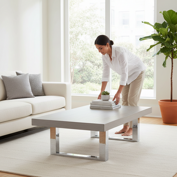 Ulmus Grey Elm Wood Coffee Table
