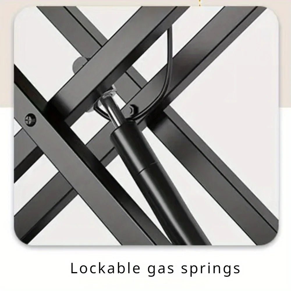 Ultra - Slim Single Top Height Adjustable Standing Desk Riser, Compact Sit Stand Desktop Converter for Monitor or Laptop