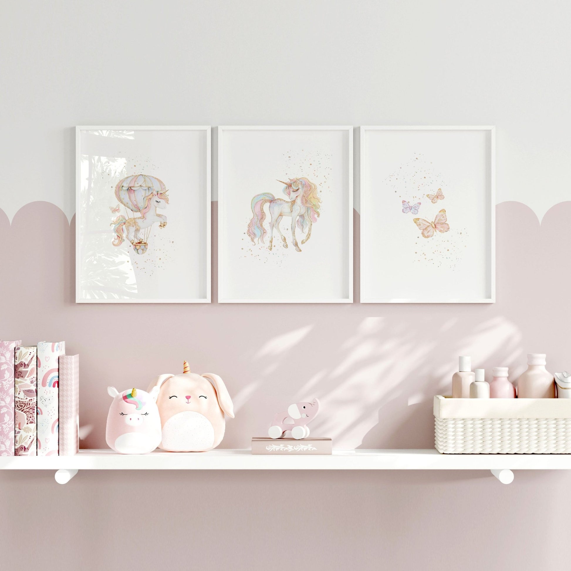 Unicorn Wall Art | Set of 3 wall art prints