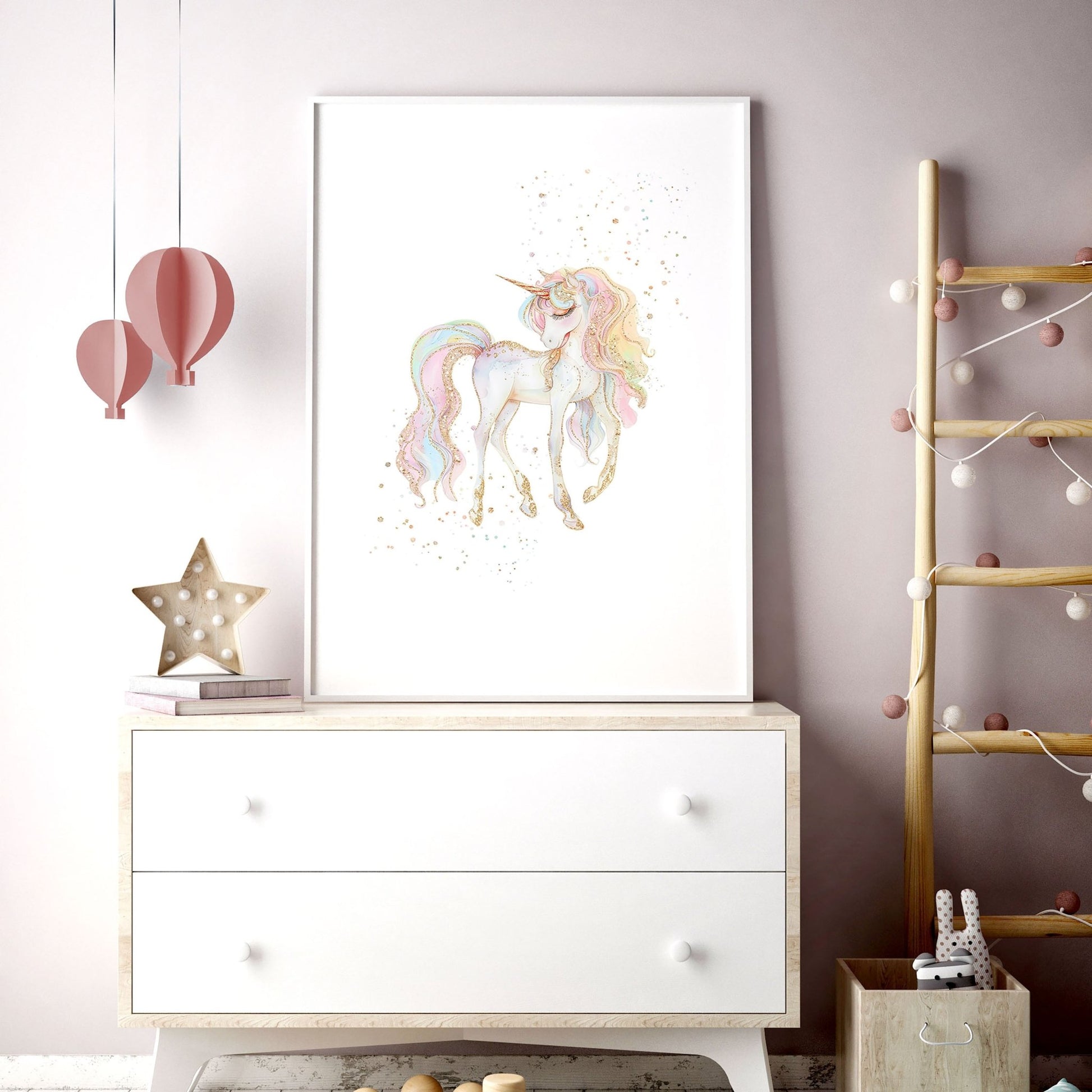 Unicorn Wall Art | Set of 3 wall art prints