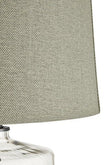 Unita Table Lamp With Grey And Black Shade