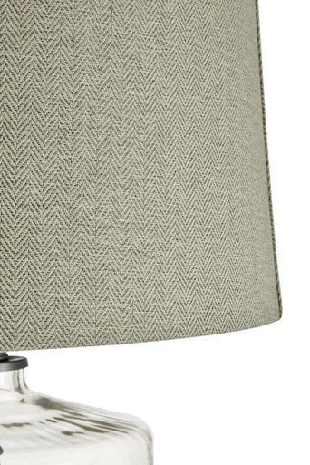 Unita Table Lamp With Grey And Black Shade