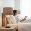 Unita Table Lamp With Grey And Black Shade