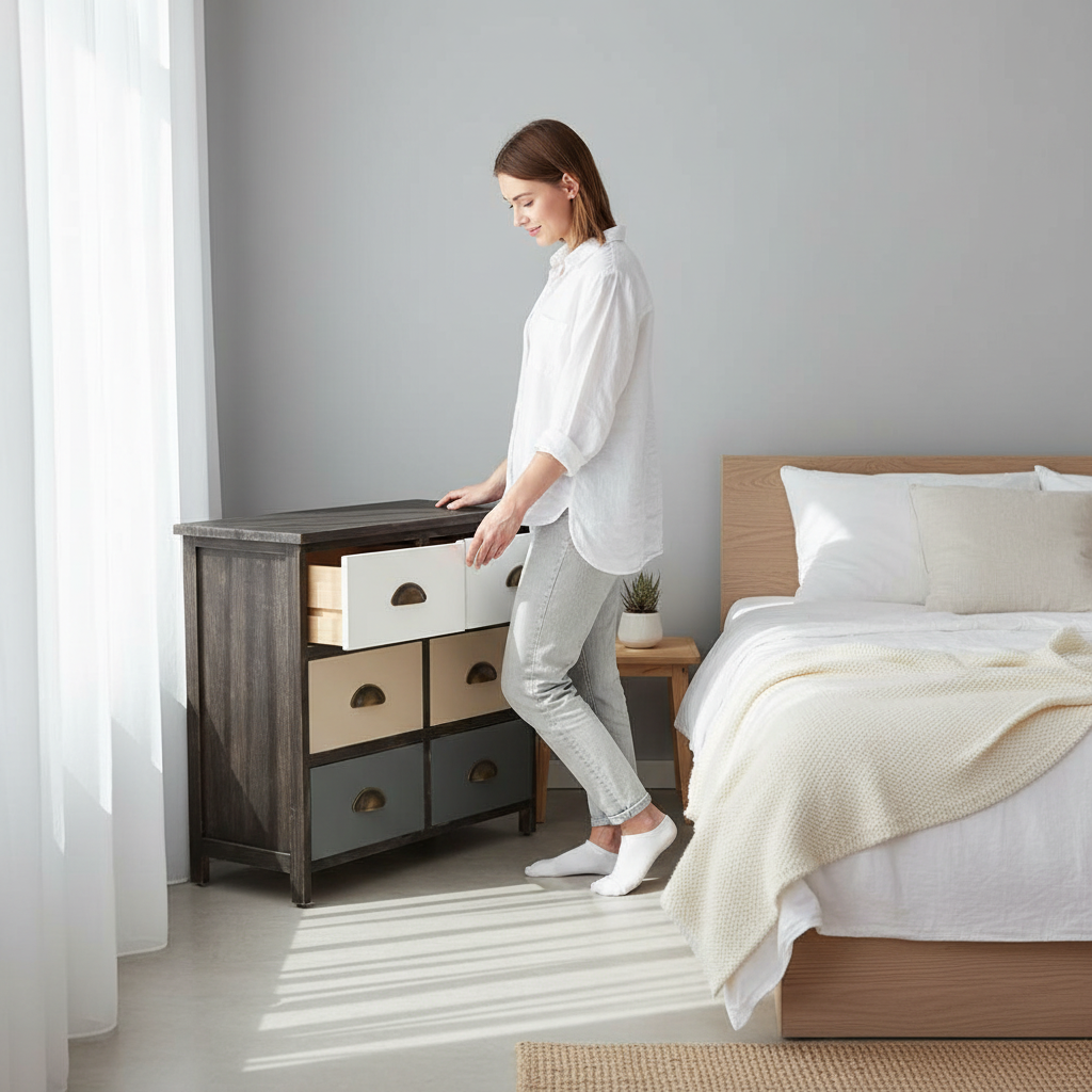 Urban Loft 6 Drawers Chest
