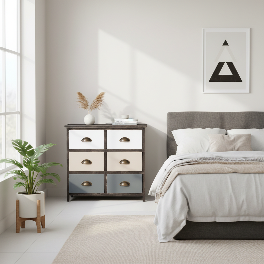 Urban Loft 6 Drawers Chest