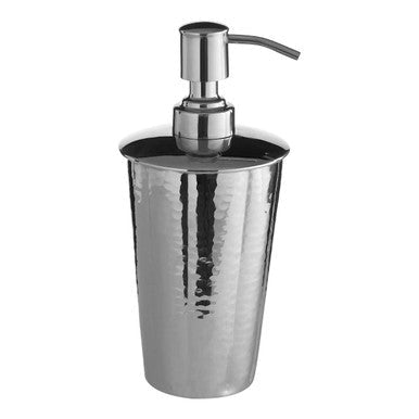 Vaco Hammered Bathroom Nickel Finish Lotion Dispenser
